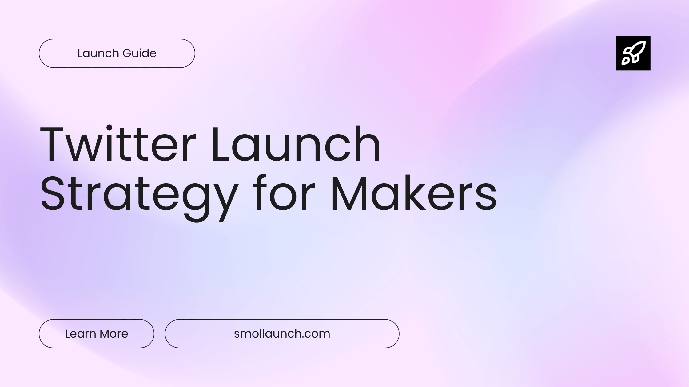 Twitter Launch Strategy for Makers guide header image